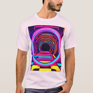 T-shirt Dimensions du tunnel Neon