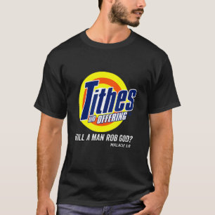 T-shirt Dîmes Et Offre Un Homme Rob Dieu Citer Coût