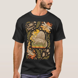 T-shirt Dimetrodon Daydream Art d'Histoire Naturelle Permi