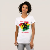 T-shirt d'impératrice de Rasta (Devant entier)
