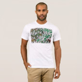 T-shirt d'impression de griffonnage de la tuile 3d (Devant entier)