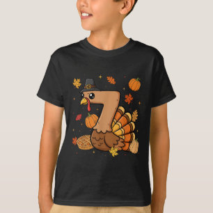 T-shirt Dinde 7 Action de grâce Citrouille Génération Z Al