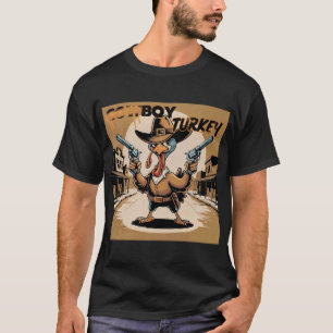 T-shirt Dinde cowboy
