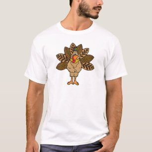 T-shirt dinde de campagne mignonne