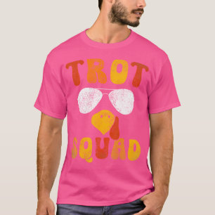 T-shirt Dinde de course drôle Lunettes de soleil Trot Squa