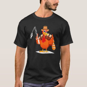 T-shirt Dinde de Friendsgiving joyeux amis donnant Pêche