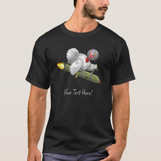 T-shirt Dinde de fusée merveilleuse (Devant)