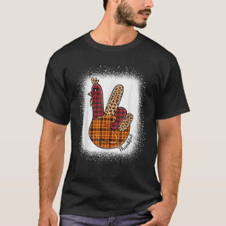 T-shirt Dinde de la paix Turquie Dinde reconnaissante Sign