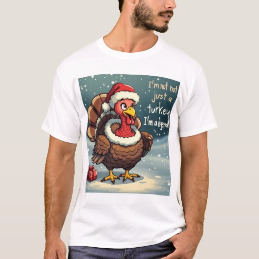 T-shirt dinde de Noël (Devant)