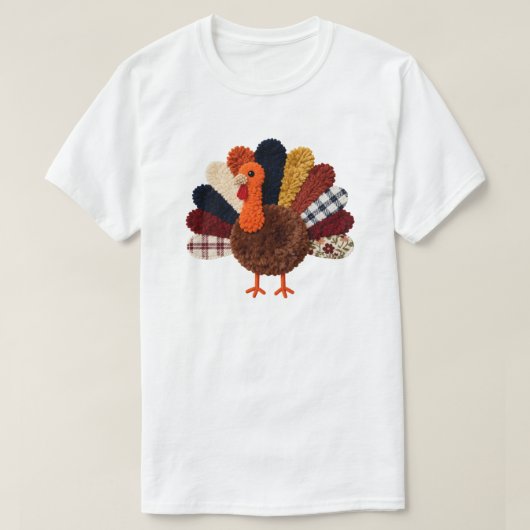 T-shirt Dinde de Thanksgiving (Design devant)