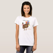 T-shirt Dinde de Thanksgiving Coc Coc (Devant entier)