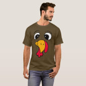 T-shirt Dinde de Thanksgiving drôle (Devant entier)