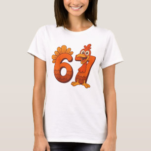 T-shirt Dinde de Thanksgiving Six Sept Blague