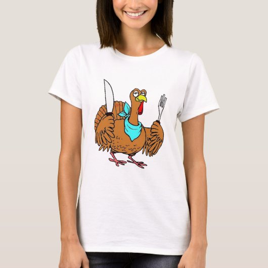 T-shirt Dinde drôle de Thanksgiving (Devant)