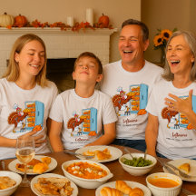 Dinde drôle de Thanksgiving Restes Amoureux de la