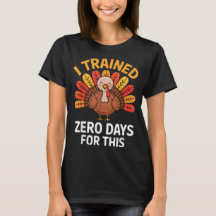 T-shirt Dinde drôle disant Trot de Thanksgiving que j'ai f