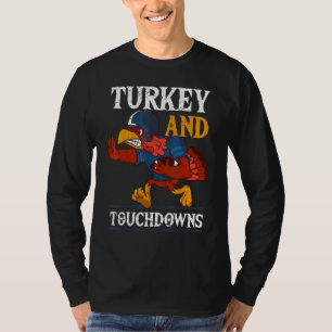 T-shirt Dinde et touchés de Thanksgiving Football américai