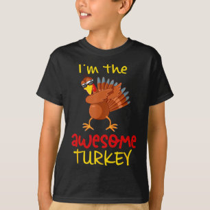 T-shirt Dinde Incroyable Ensemble Famille Groupe Action de
