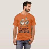 T-shirt Dinde pour l'Action de grâce (Devant entier)