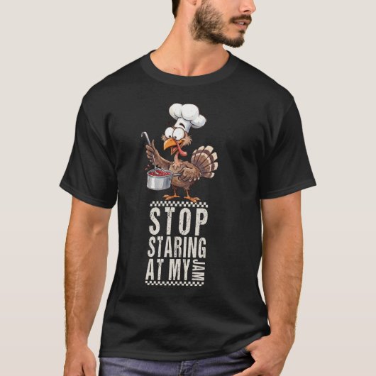 T-shirt Dinde pour l'Action de grâce (Devant)