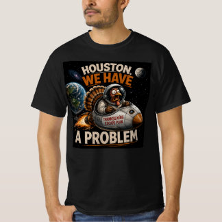T-shirt Dindon d'Action de Grâce Astronaute Drôle Fuite