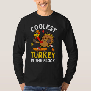T-shirt Dindon le plus cool du troupeau automne fall thank
