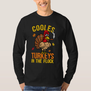 T-shirt Dindon le plus cool du troupeau automne fall y'all