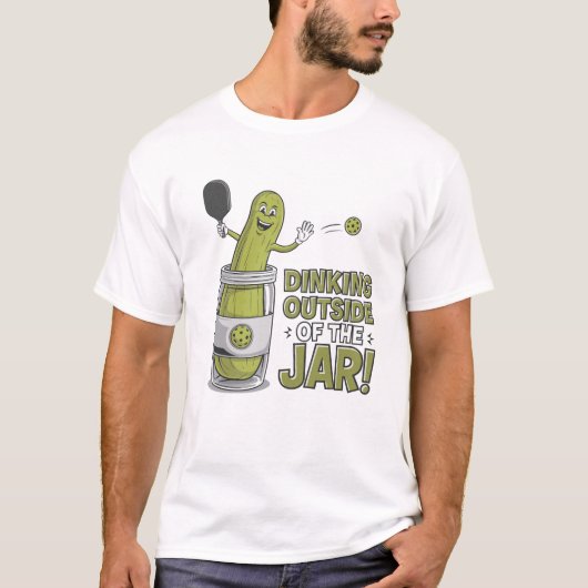 T-shirt Diner à l'extérieur du pot ! (Devant)