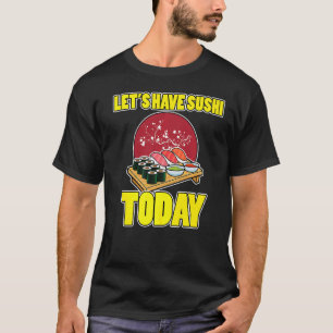 T-shirt diner asiatique sushi sushiman sashimi Japon riz
