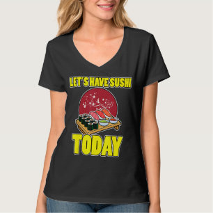 T-shirt diner asiatique sushi sushiman sashimi Japon riz