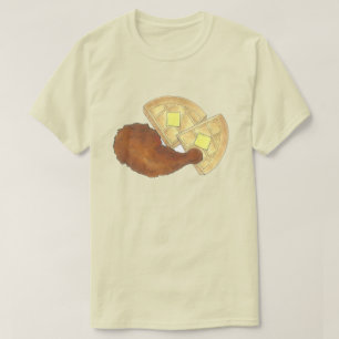 T-shirt Dîner classique soul de poulet frit et gaufres