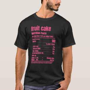 T-shirt Dîner de Noël Gâteau de fruits Dessert nutritif Fa
