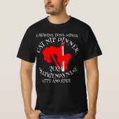 T-shirt Dîner de table Catalina Tuna Mixer Cat Nip (Devant)