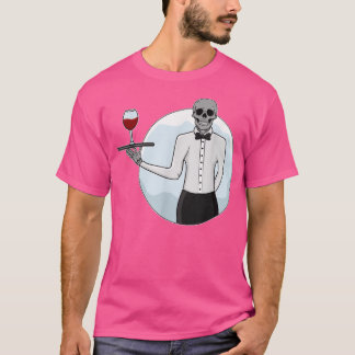 T-shirt Diner Drink Server Restaurant Waitress Skull Waite