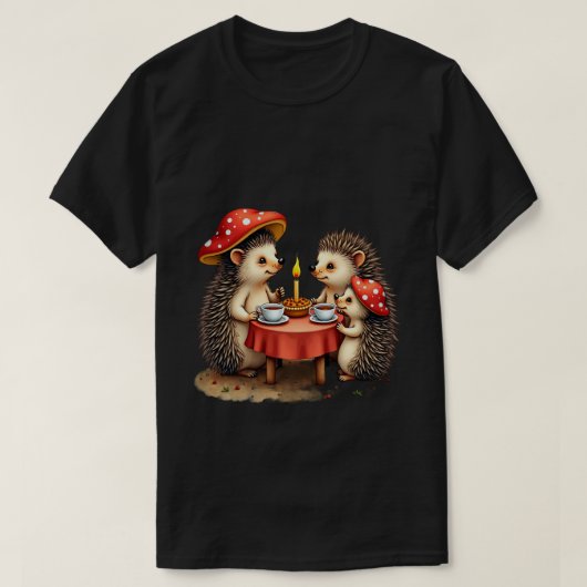 T-shirt Dîner du hérisson (Design devant)