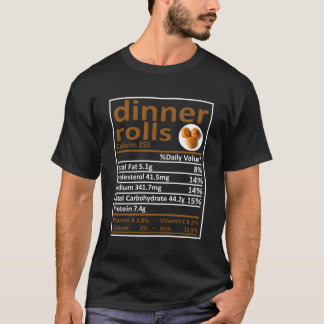 T-shirt Dîner Rolls Nutrition Famille Correspondance Amusa