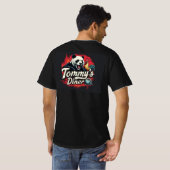 T-shirt Diner Tee Black (Dos entier)