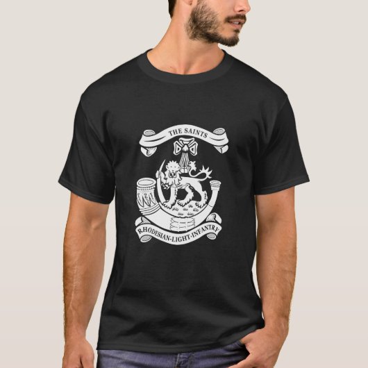t-shirt d'infanterie légère rhodésienne (Devant)
