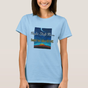 T-shirt d'infirmière de poste de nuit