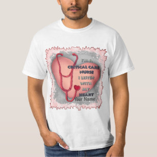 T-shirt d'infirmières sur mesure Red Heart Critica