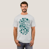 T-shirt Dingbat Abstrait - Moss Green (Devant entier)