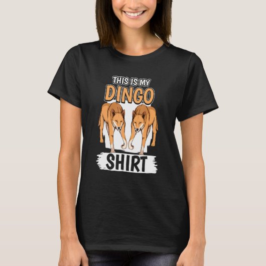 T-shirt Dingos Citer Chien C'Est Mon Dingo (Devant)