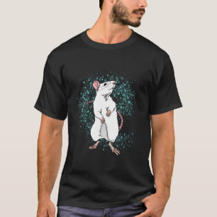 T-shirt Dingue Cadeau Rat Blanc Pour Rodent Squirrel Souri