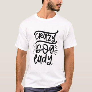 T-shirt Dingue, dame T-
