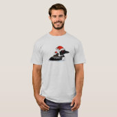 T-shirt Dingue de Père Noël (Devant entier)