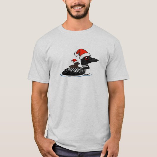 T-shirt Dingue de Père Noël (Devant)