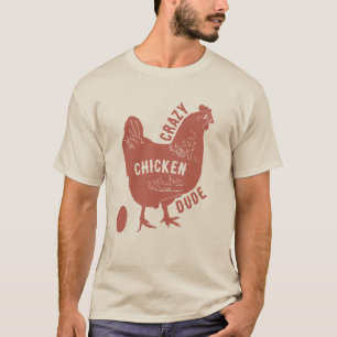 T-shirt Dingue de poulet