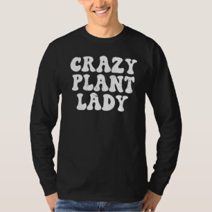T-shirt Dingue Plante Lady Gardening déprimée