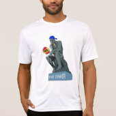 T-shirt Dink Pickleball le penseur comme performance de di (Devant)