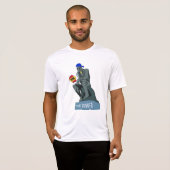 T-shirt Dink Pickleball le penseur comme performance de di (Devant entier)